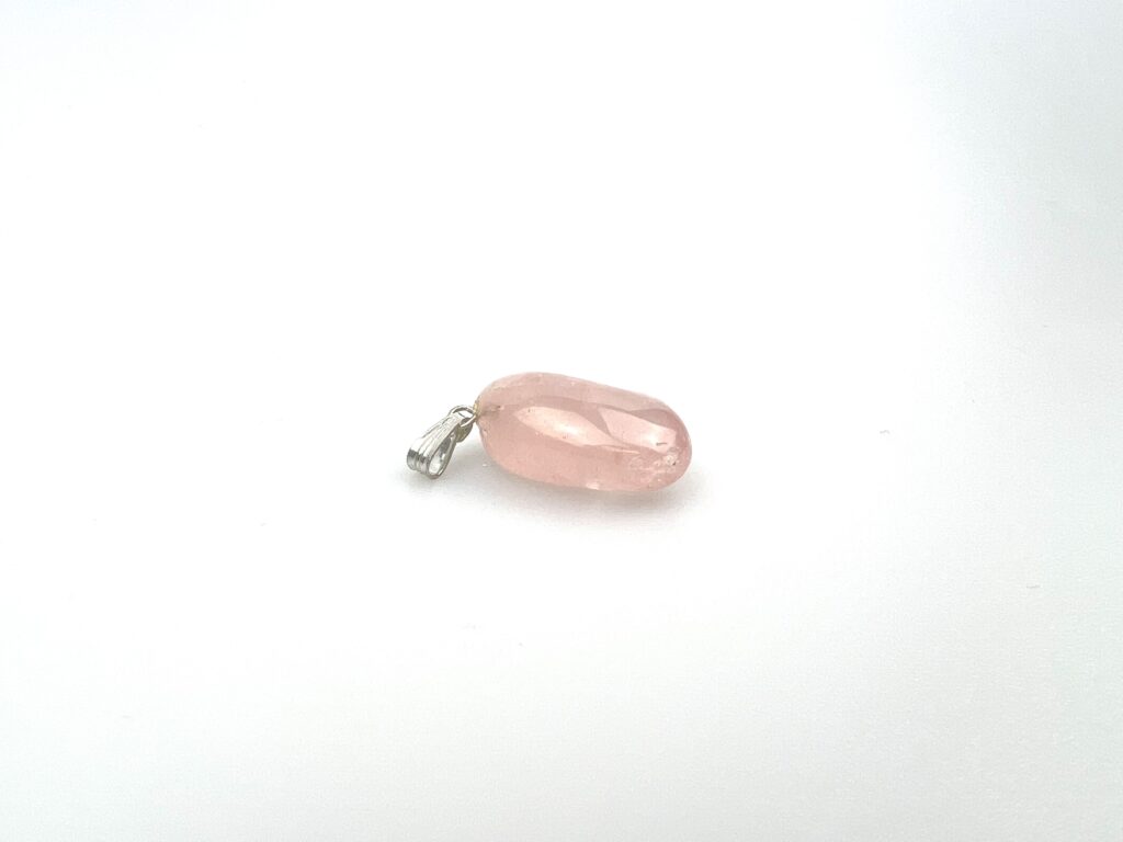Edelsteenhanger rozenkwarts